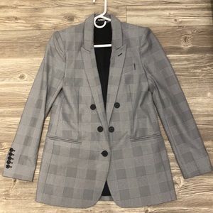 Express women’s blazer black & white size small